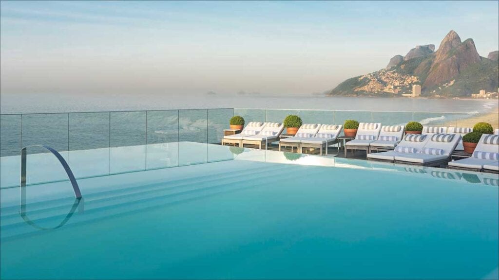 pool view Fasano Hotel Rio de Janeiro
