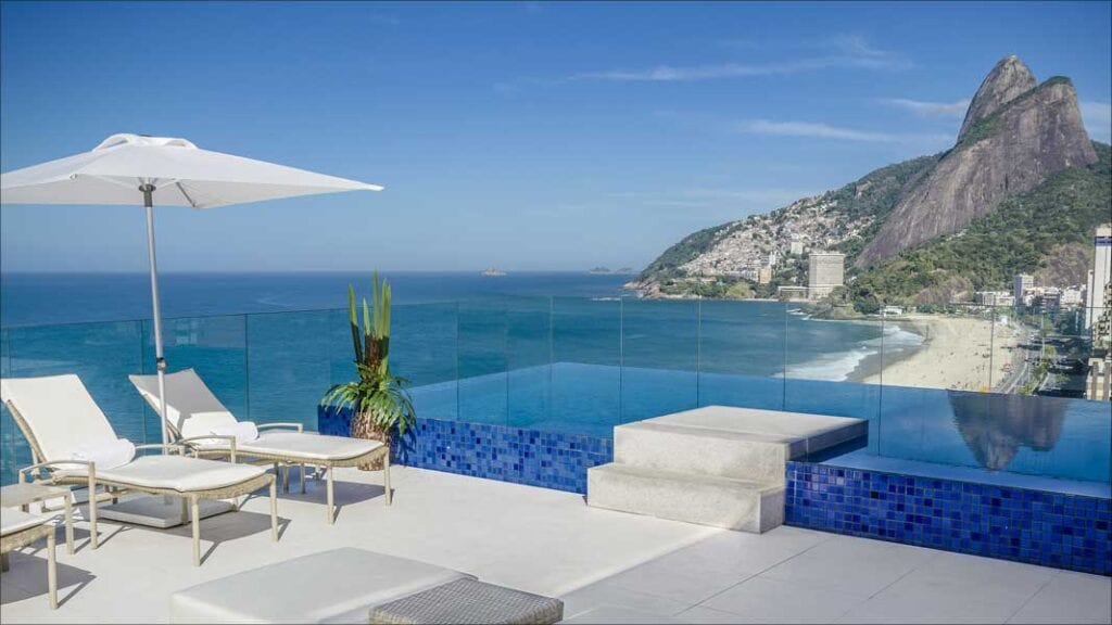 pool view of Praia Ipanema Hotel Ipanema